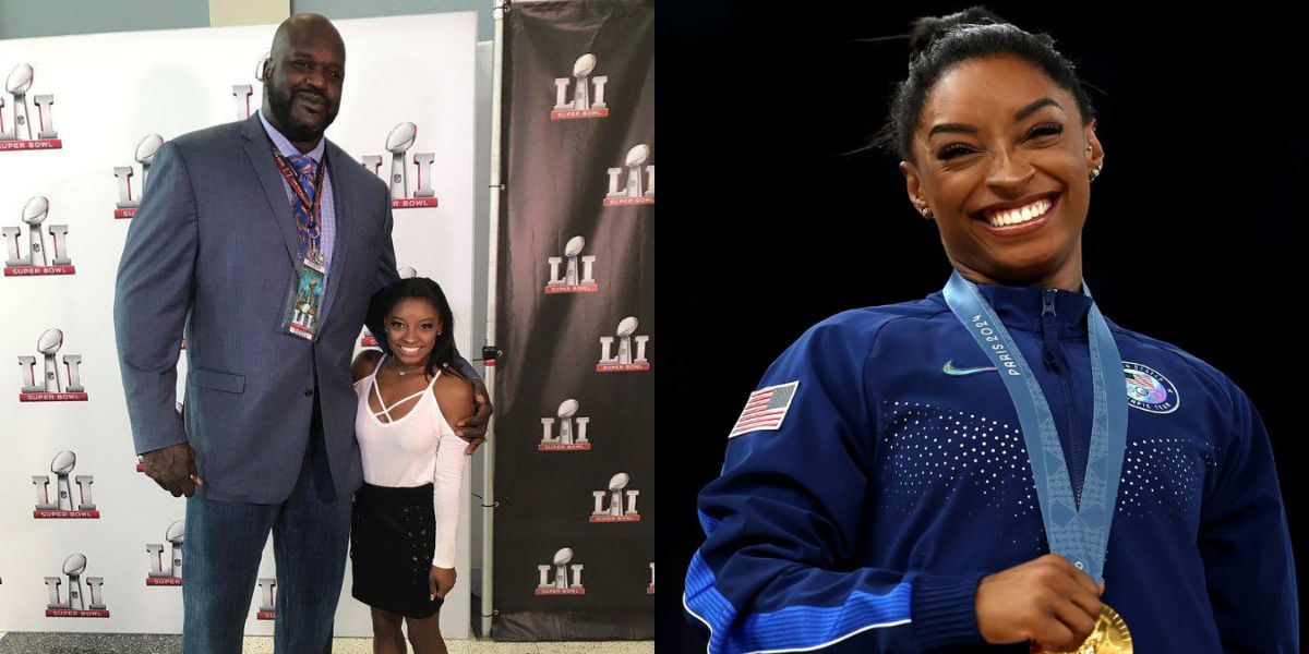 Photo of Simone Biles and Shaquille O’Neal Goes Viral After Winning