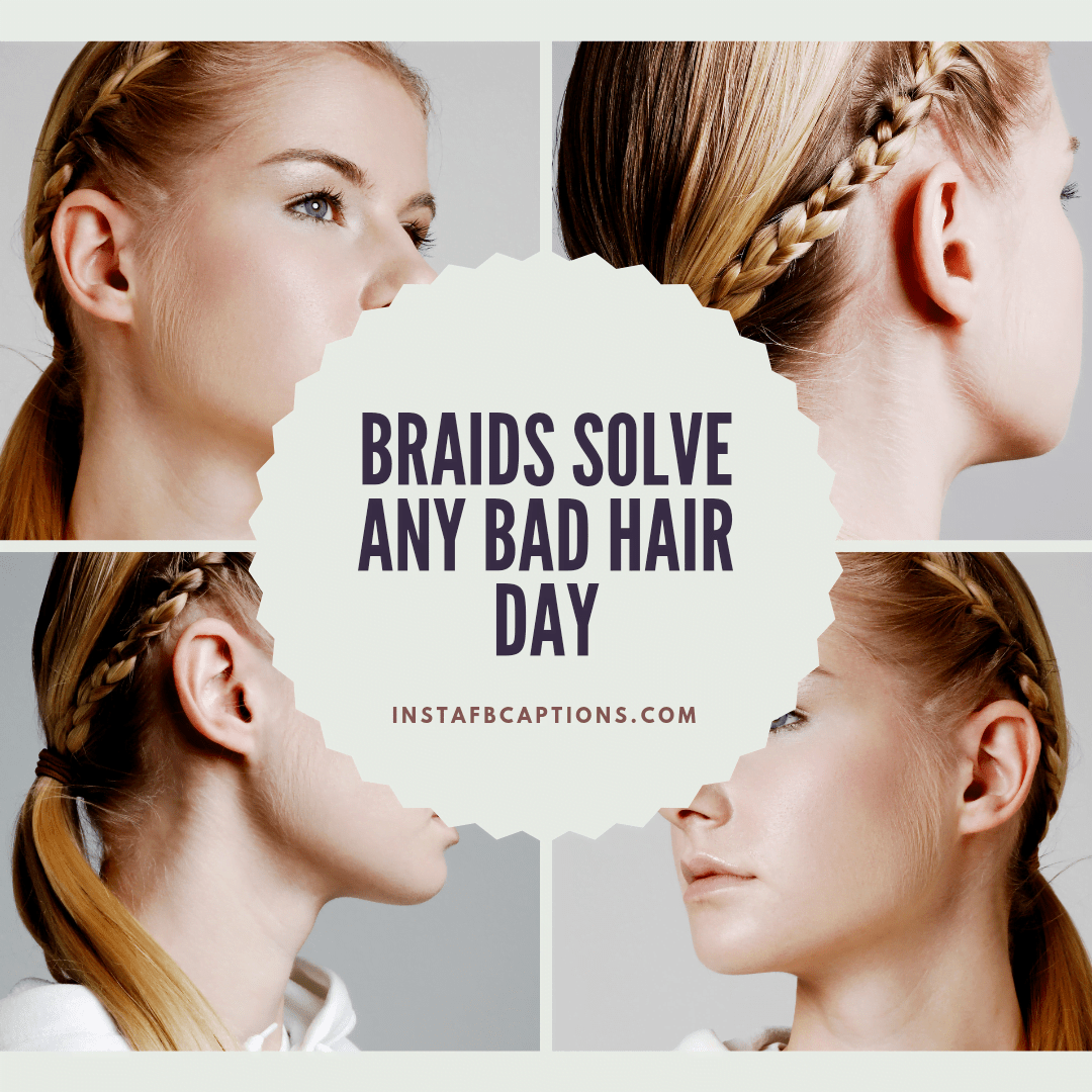 High Ponytail Girls Captions for Instagram Pictures