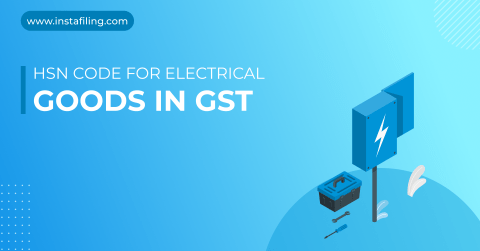 what is the HSN code for electrical goods is in GST