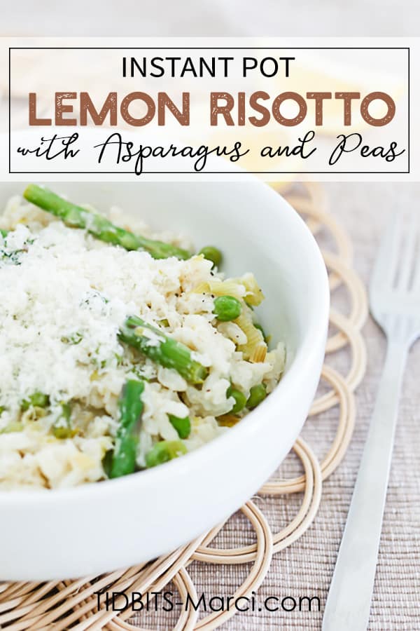 Instant Pot Lemon Risotto with Asparagus and Peas InstaFresh Meals