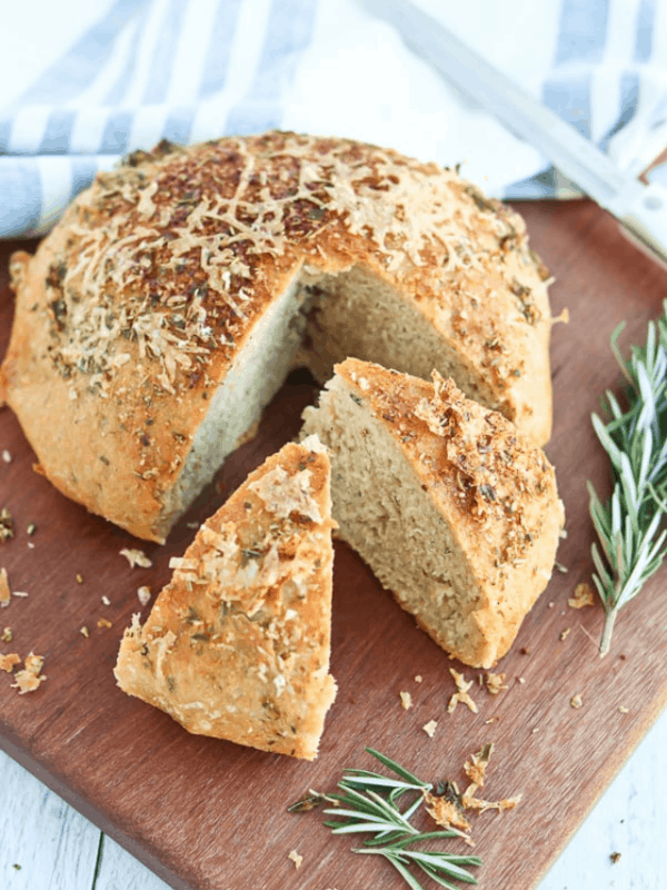 INSTANT POT WHOLE WHEAT ROSEMARY ASIAGO CRUSTY BREAD Story