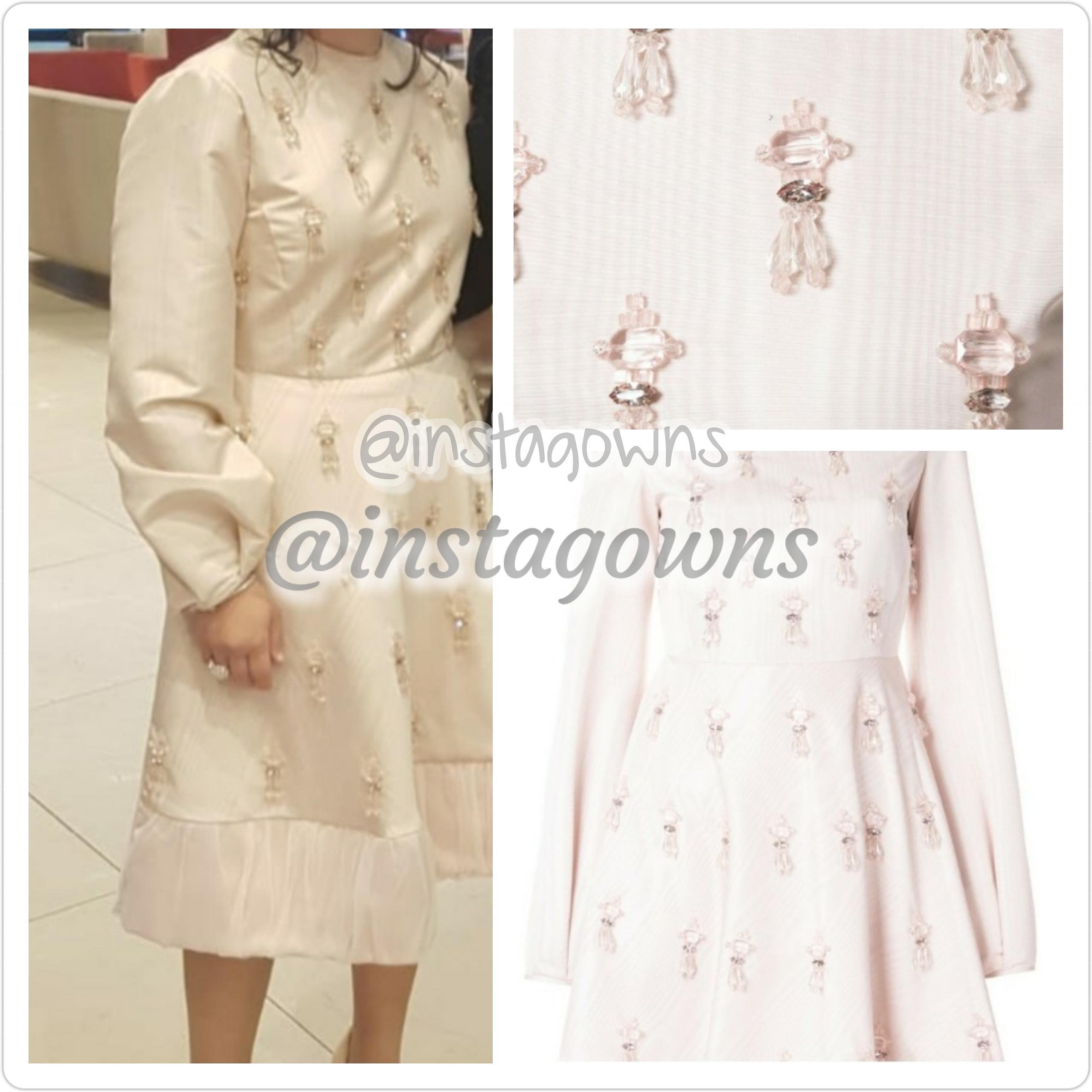 Light Pink Designer Dress with Tulle for Sale Instagowns