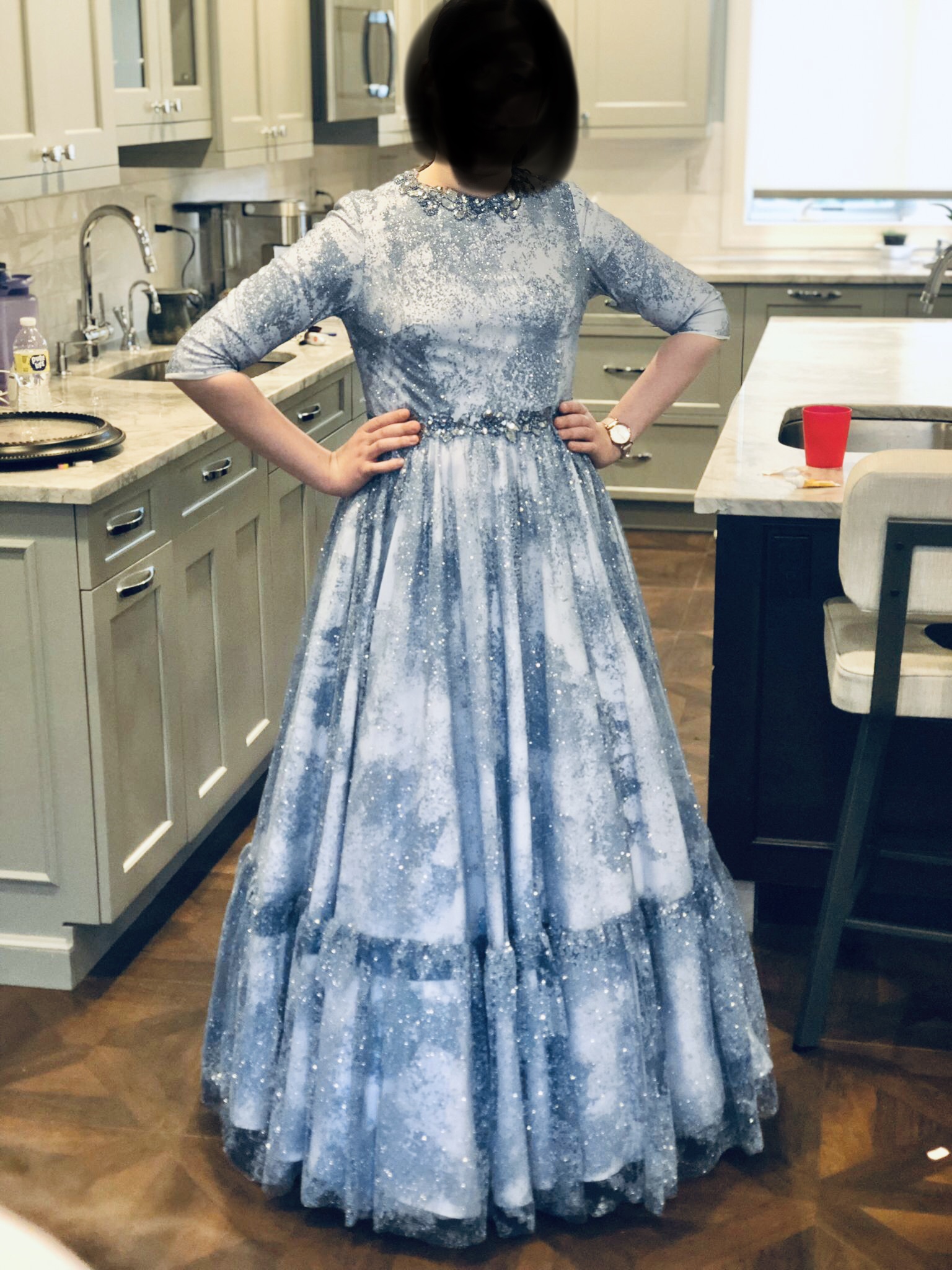 Beautiful Exquisite With Custom Trim Gown for sale Instagowns