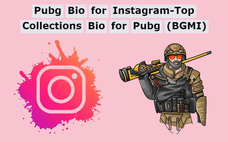 150+ Pubg Bio For Instagram Unique Collections Bio For Pubg (BGMI