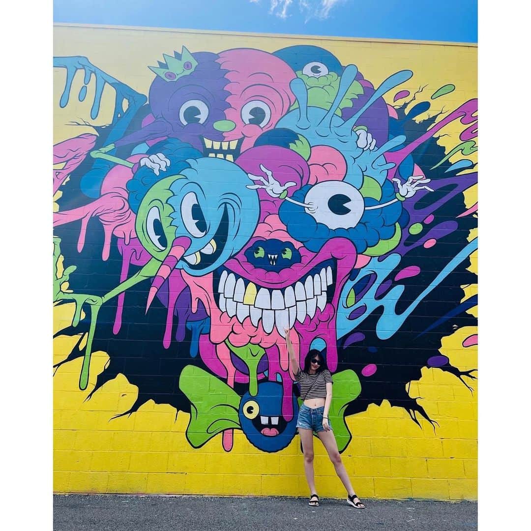 増井湖々さんのインスタグラム写真 (増井湖々Instagram)「・ ハワイ ウォールアート カカアコ hawaii 