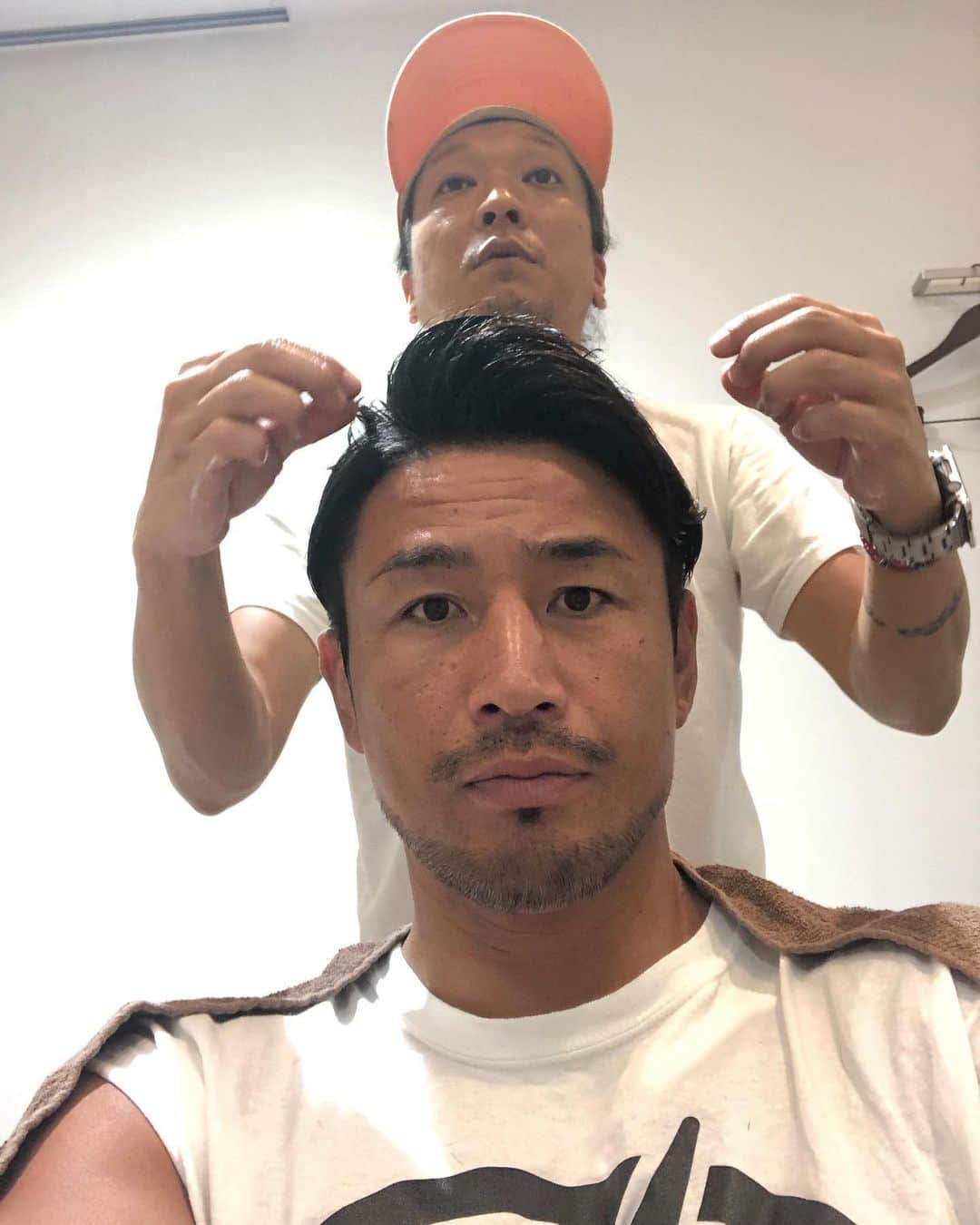 魔裟斗さんのインスタグラム写真 (魔裟斗Instagram)「カットなうです 魔裟斗」8月9日 16時38分 masato.official