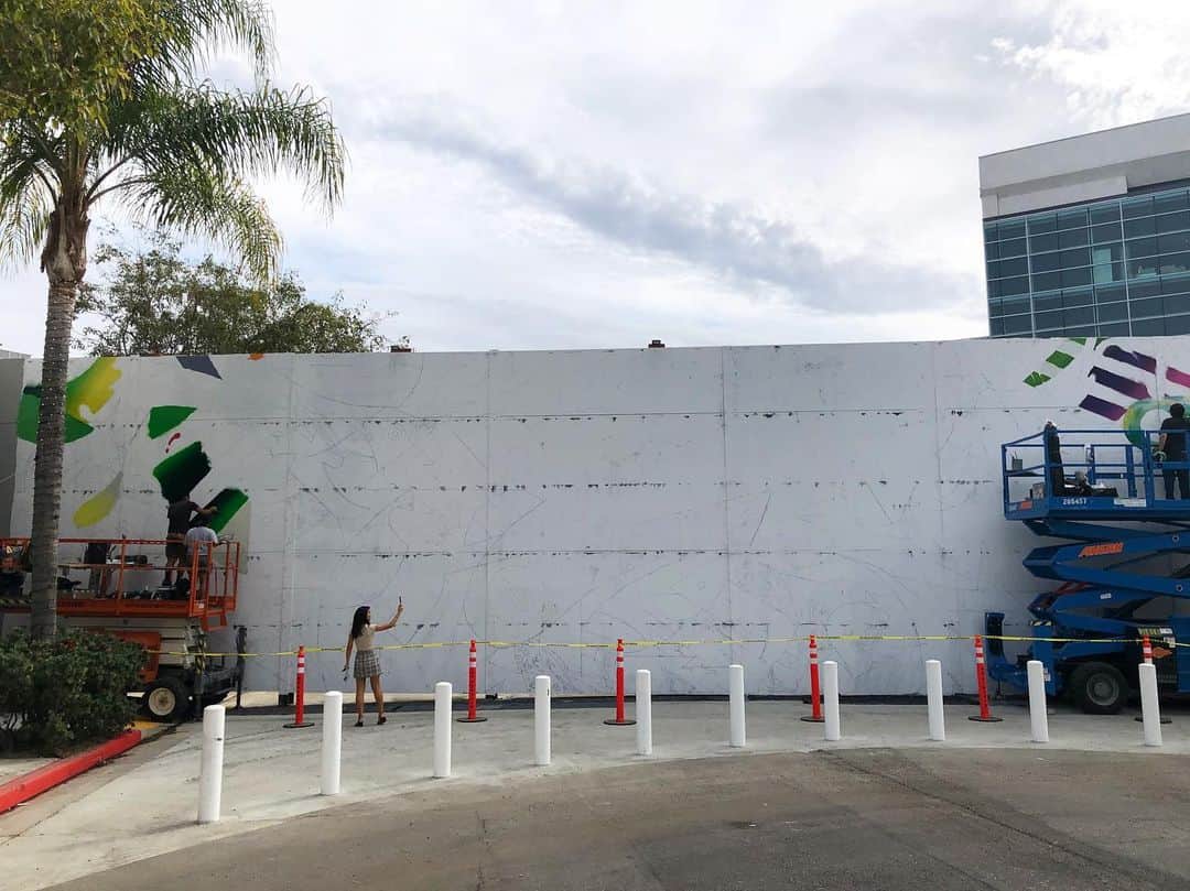 松山智一さんのインスタグラム写真 (松山智一Instagram)「Getting started and excited with a