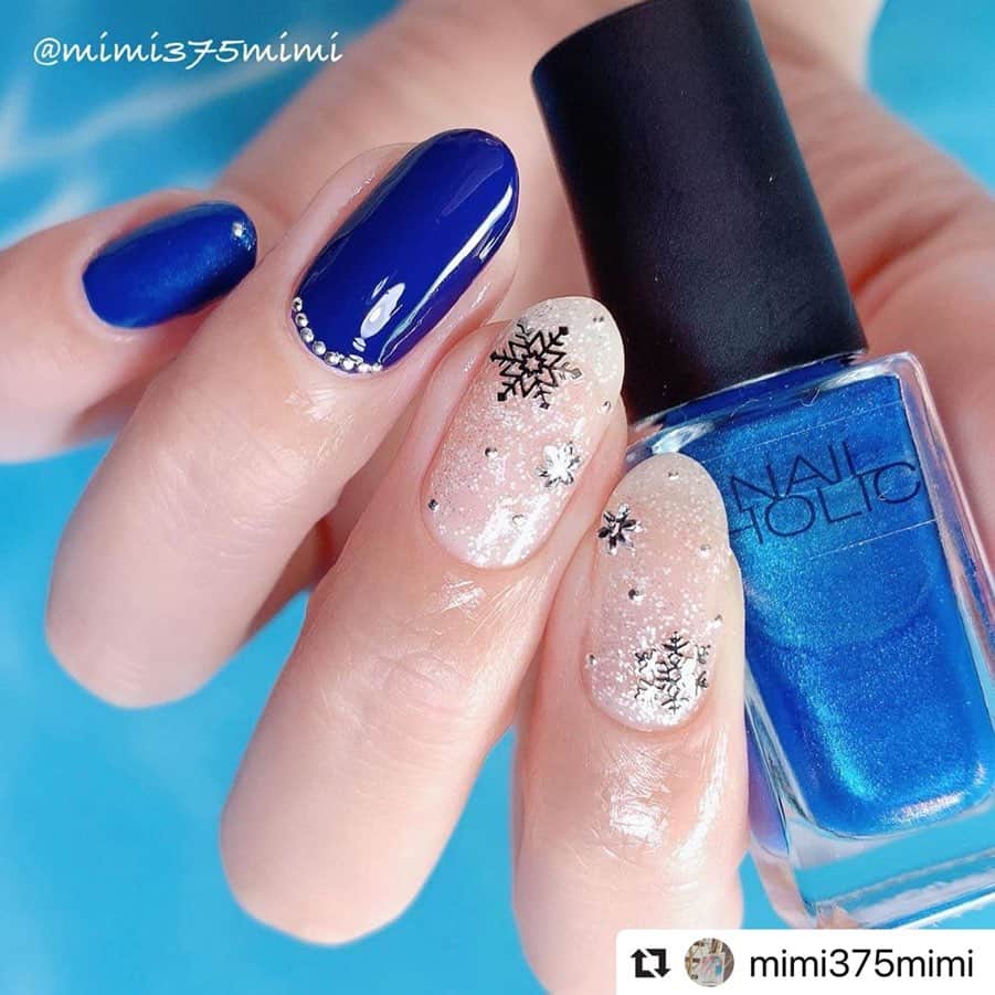 NAIL HOLICさんのインスタグラム写真 (NAIL HOLICInstagram)「 ⠀ 今回は公式アンバサダー mimi375mimi さまの投稿をRepostさせていただきます