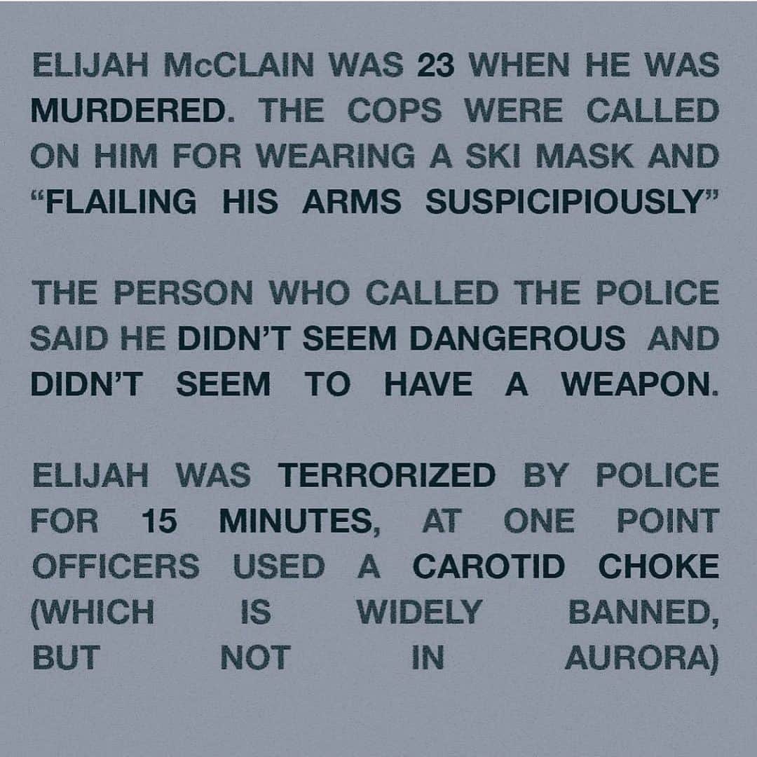 ジェイミー・チャンさんのインスタグラム写真 (ジェイミー・チャンInstagram)「Elijah McClain loved