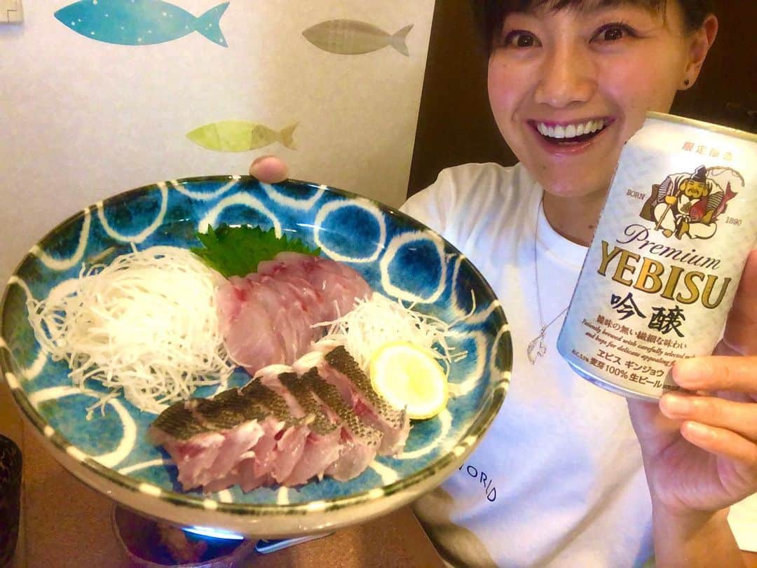 福島和可菜さんのインスタグラム写真 (福島和可菜Instagram)「まだ釣りには行けないので、 600円でGETした旬のお魚、🐟イサキ🐟