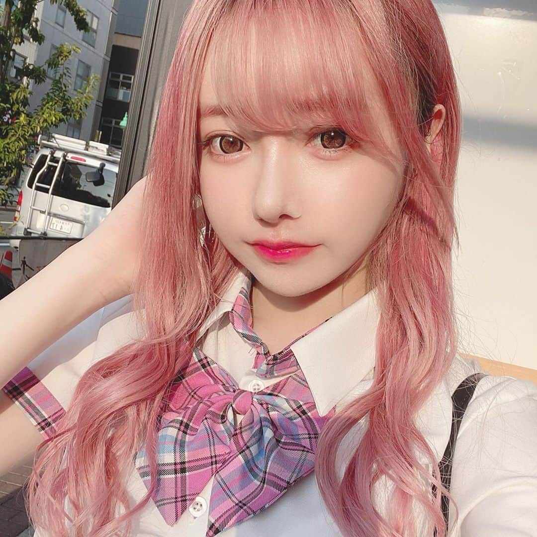 望月めるさんのインスタグラム写真 (望月めるInstagram)「新大久保で制服レンタルした💓 · · · 制服 制服レンタル 新