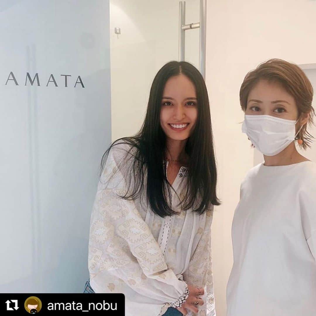 Ennaさんのインスタグラム写真 (EnnaInstagram)「渡航前に hairsalon_amata にてスペシャルなヘアエステを