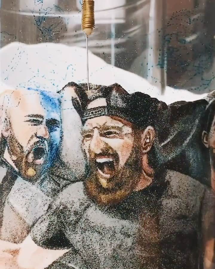 Dude Perfectさんのインスタグラム動画 (Dude PerfectInstagram)「Ok this is sand art