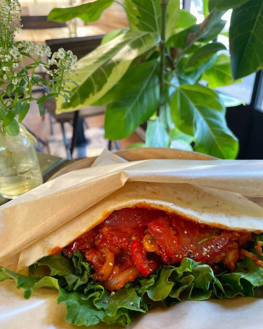 柚月瀬那さんのインスタグラム写真 (柚月瀬那Instagram)「My fav cafe near the univ 😍🥗natural