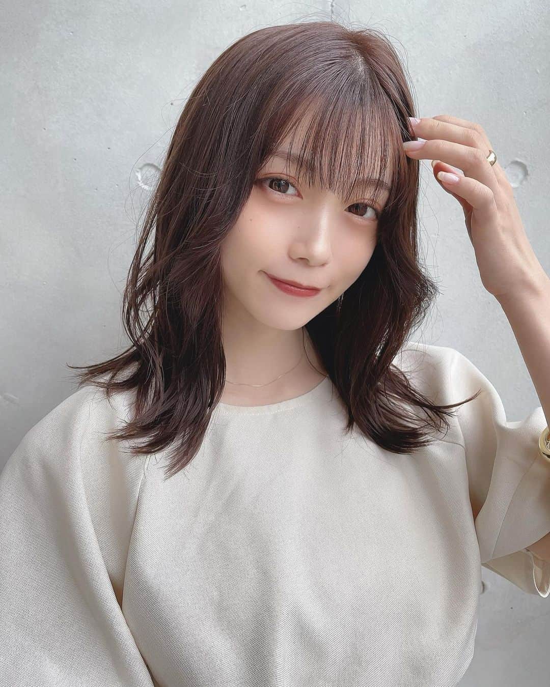 ましゅろ～さんのインスタグラム写真 (ましゅろ～Instagram)「はじめましての anso_ladonna さん、ありがとうございましたー！ ネイルも新しくしてシンプルめにした