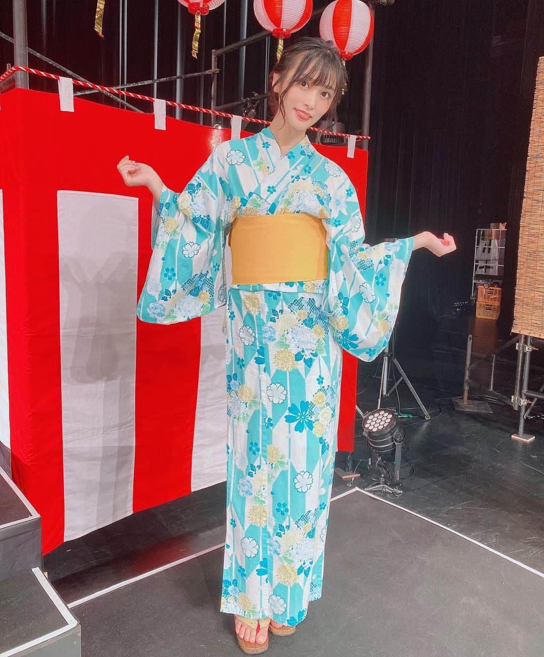 根岸愛さんのインスタグラム写真 (根岸愛Instagram)「👘💛👘 . 浴衣でDJ☆ アニメ[D4DJ Double Mix] 先行上映