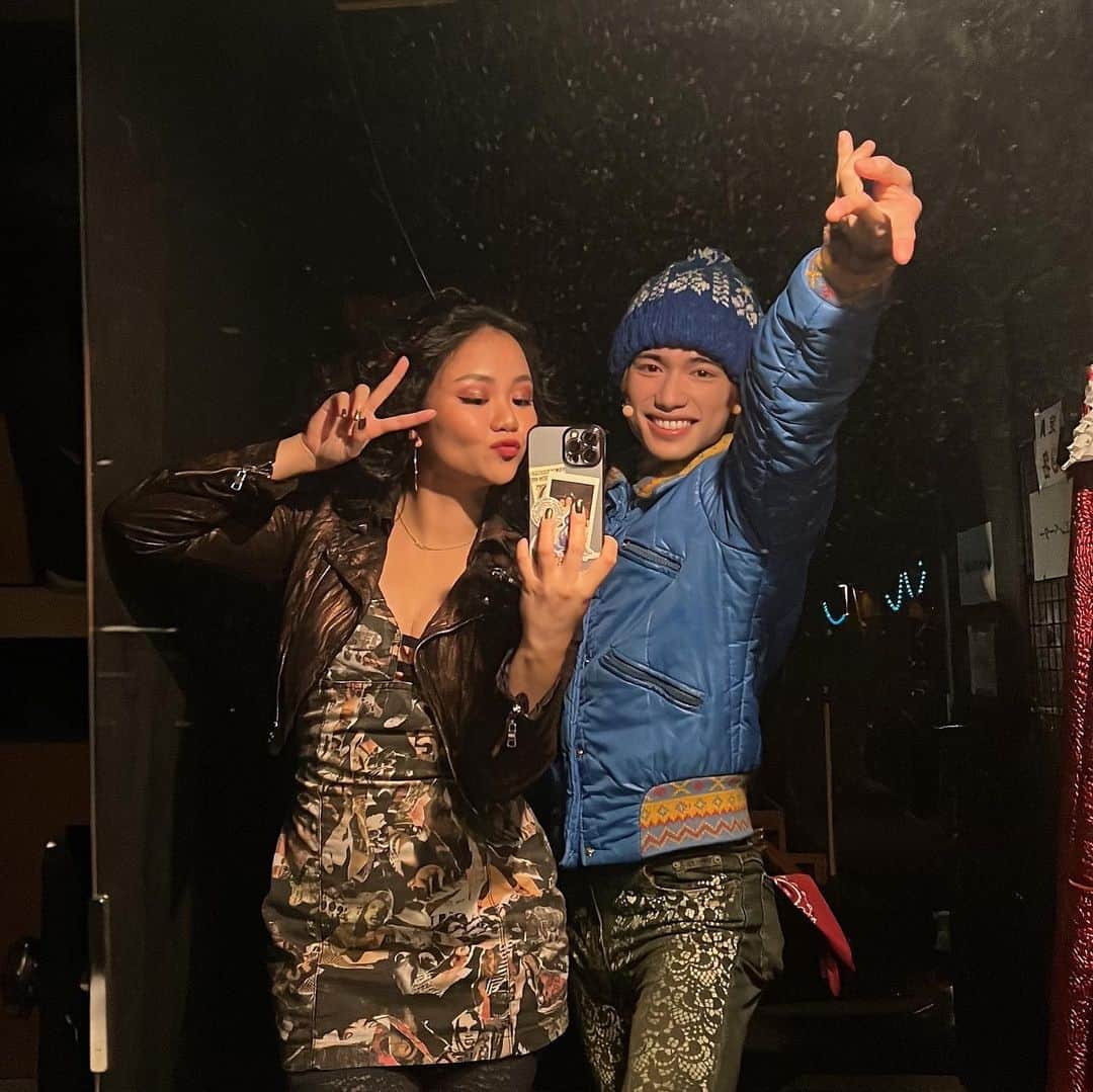 遥海さんのインスタグラム写真 (遥海Instagram)「ギャル😂 ひゃくななちゃんとの写真結構いっぱい😂 いつもハッピーエンジェルと満月