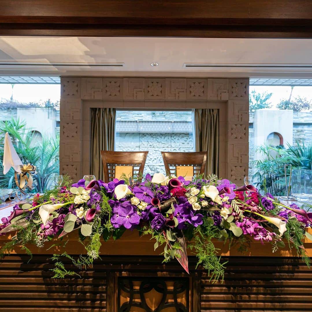 アルカンシエル南青山さんのインスタグラム写真 (アルカンシエル南青山Instagram)「【プレ花さん必見！こだわりたい高砂装花】 披露