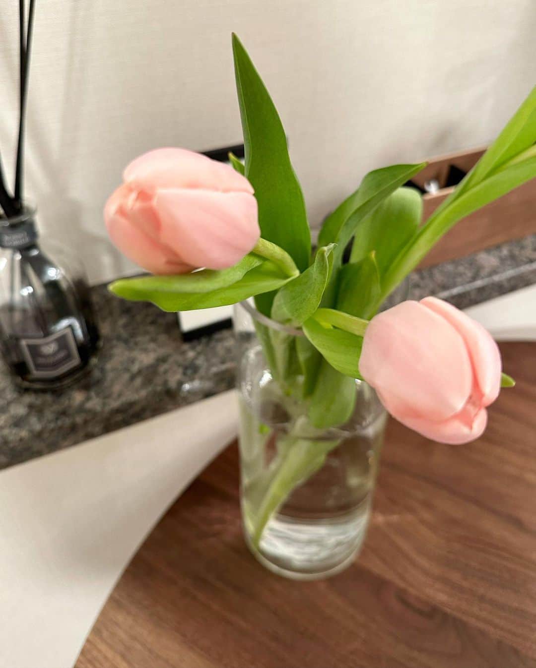 左近鈴乃さんのインスタグラム写真 (左近鈴乃Instagram)「. flowers in my house 🌷💗🏠💐」4月19日 18時