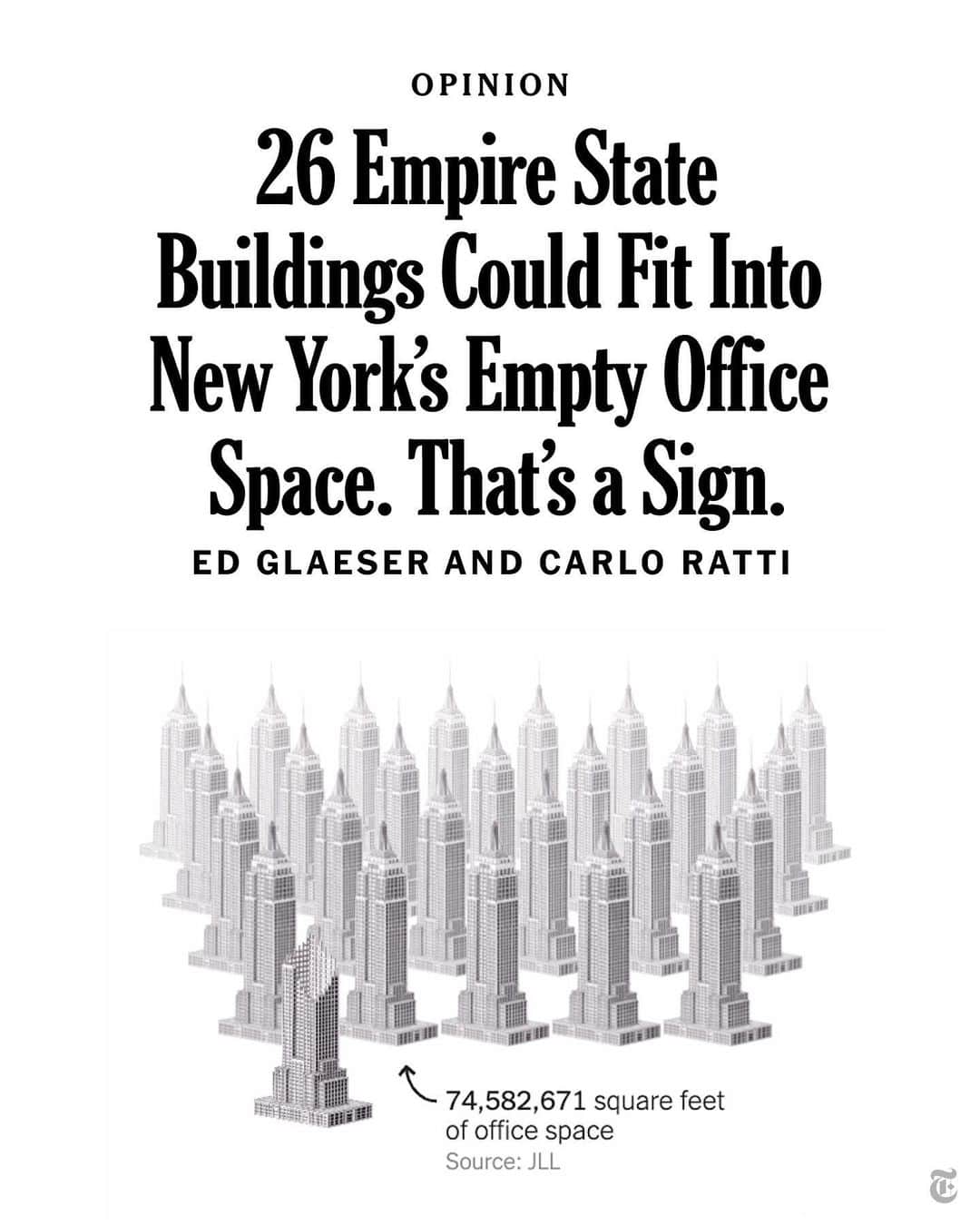 ニューヨーク・タイムズさんのインスタグラム写真 (ニューヨーク・タイムズInstagram)「Right now, 26 Empire