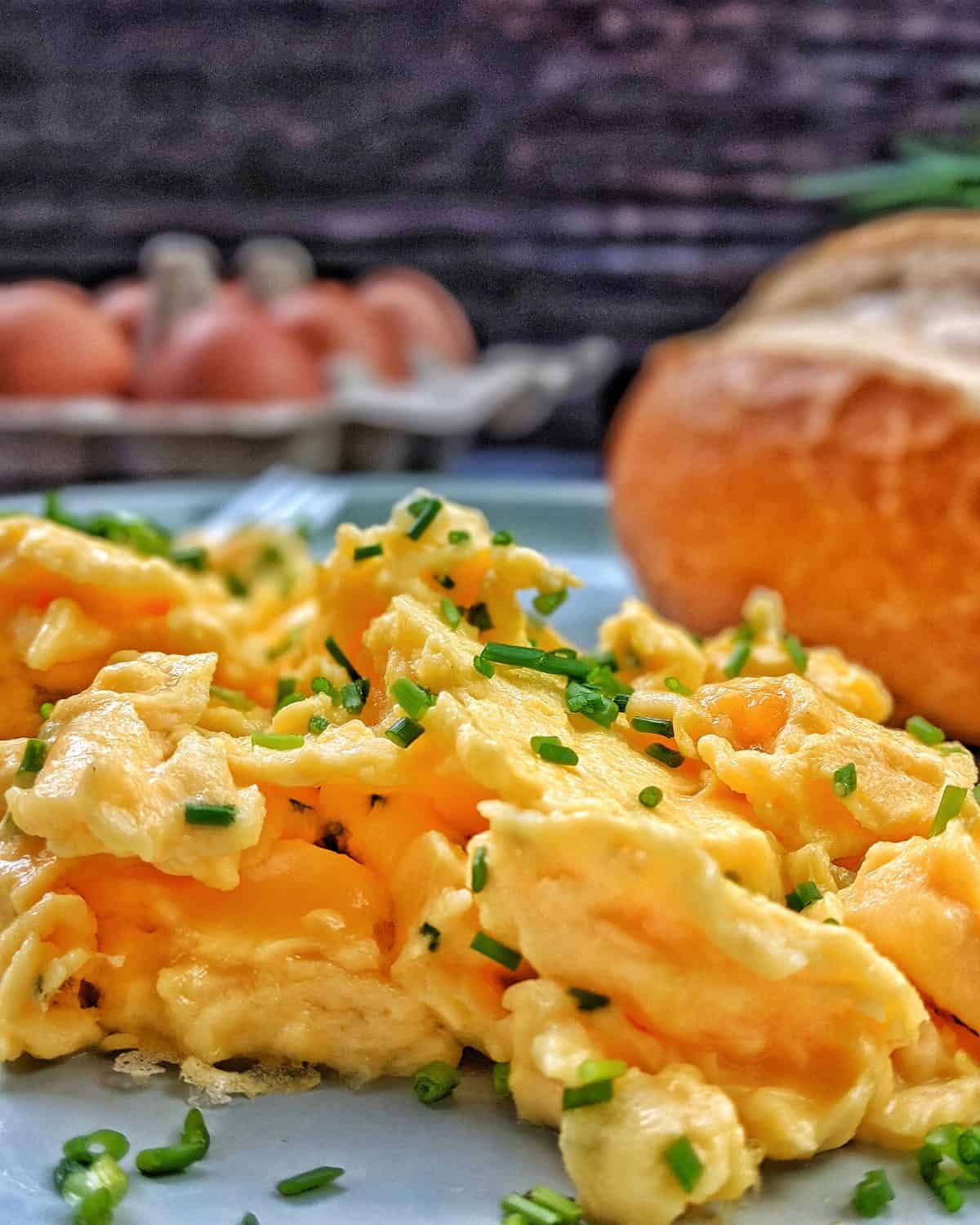 The perfect scrambled eggs Quick and easy Pizza Place Stafford