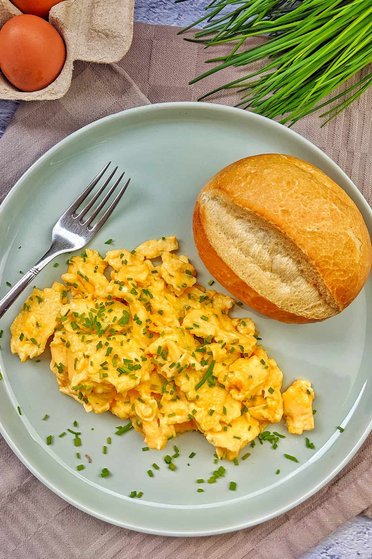 The perfect scrambled eggs Quick and easy Pizza Place Stafford