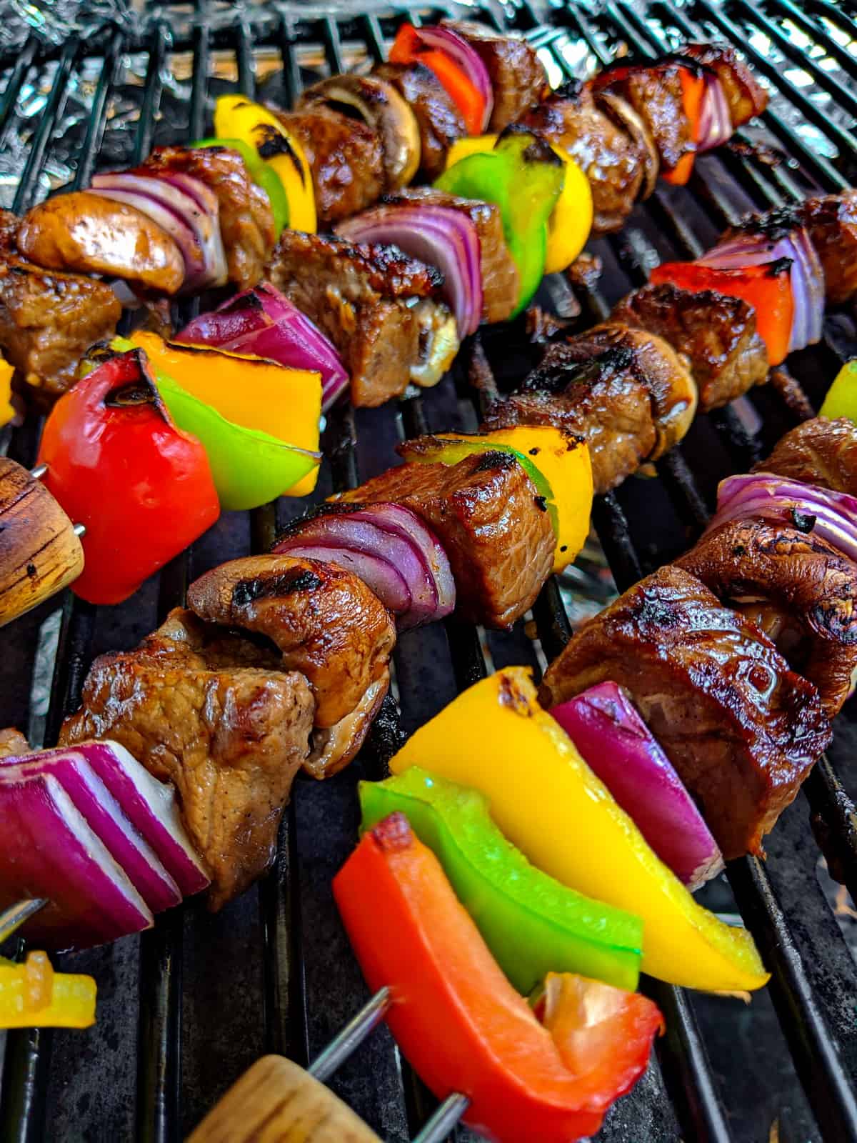 Kebab skewers with beef Simple recipe Pizza Place Stafford