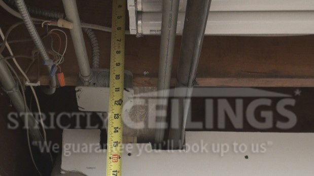 It can be used to easily cover up an existing ceiling without demolition cost, mess and downtime. How To Layout A Drop/Suspended Ceiling-Advanced Techniques