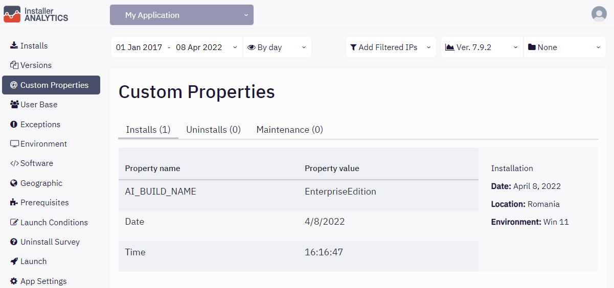 Docs Custom Properties