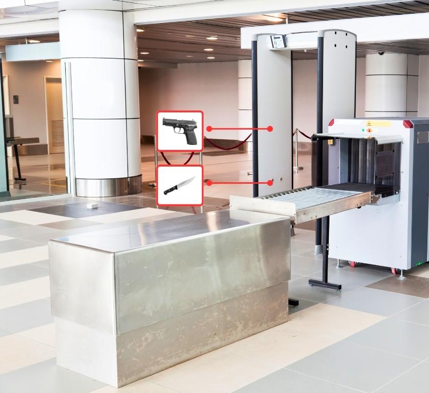 Metal Detector Security Gate Supply and Installation Services in the