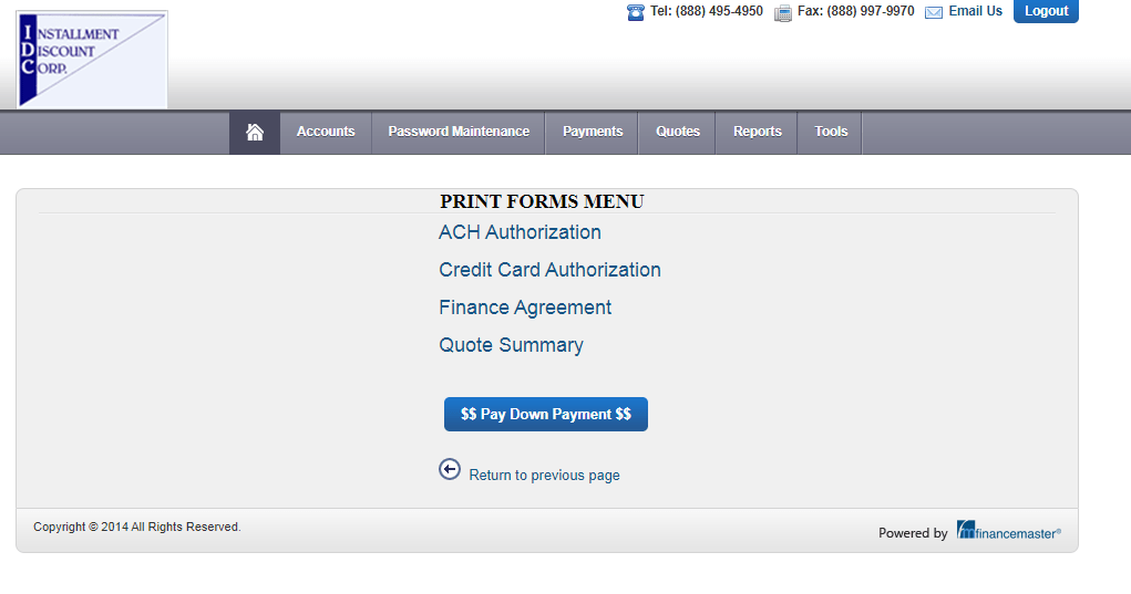 Installment Discount Corp