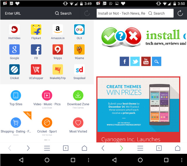 Install or Not UC Browser v10 gets a refreshed UI update