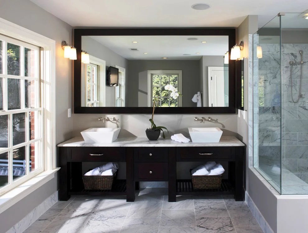 45 Stunning Transitional Bathroom Design Ideas To Make
