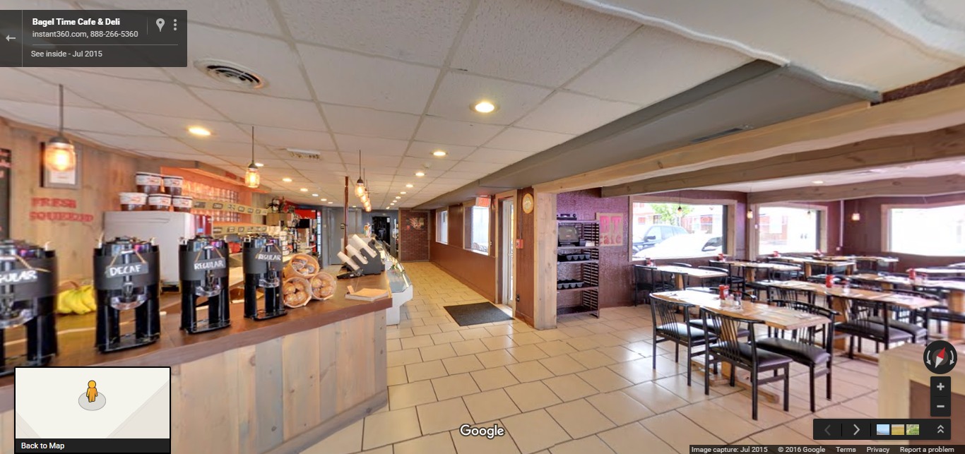 Bagel Time Cafe & Deli Google Street View Trusted Photographers