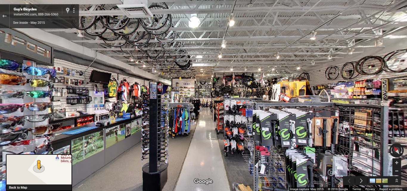 Guy's Bicycles Google Street View Trusted Photographers Instant360
