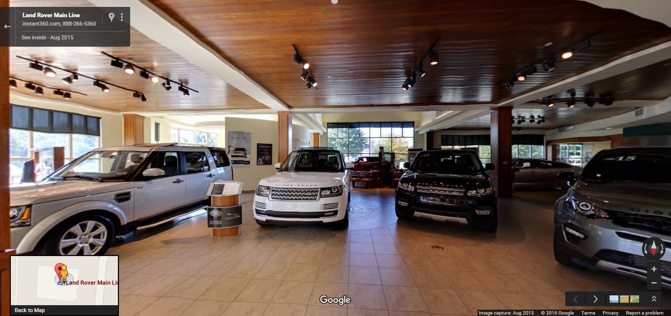 Land Rover Main Line Google Street View Trusted Photographers