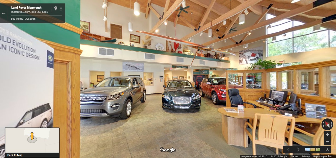 Land Rover Monmouth Google Street View Trusted Photographers Instant360