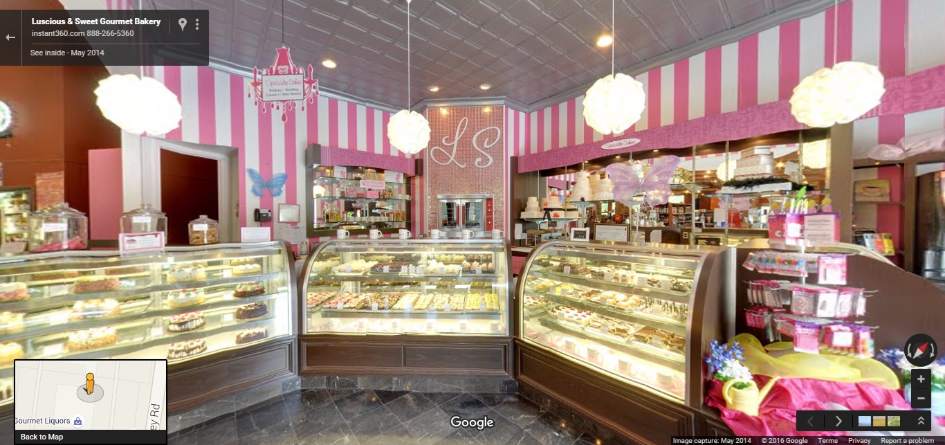 Luscious & Sweet Gourmet Bakery Google Street View Trusted Photographers Instant360