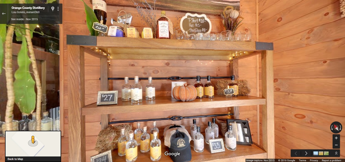 Orange County Distillery Google Street View Trusted Photographers