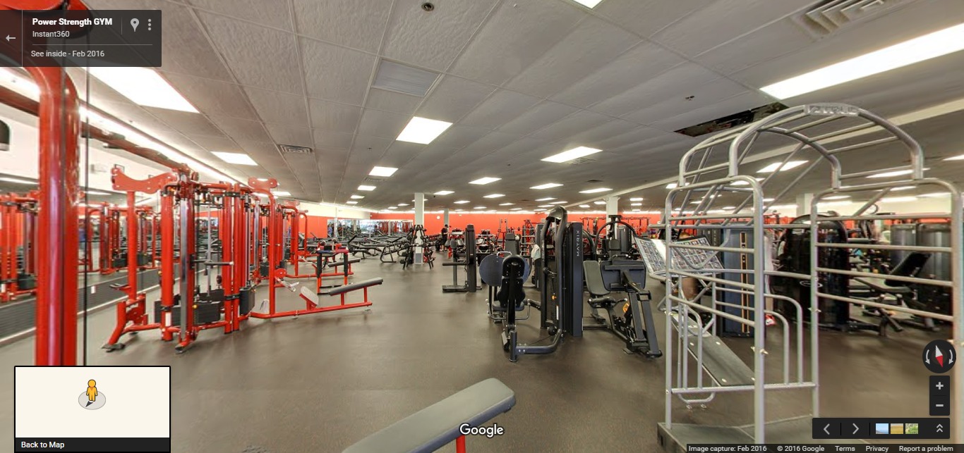 Power Strength GYM Google Street View Trusted Photographers Instant360