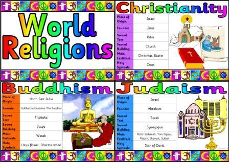 World Religion Worksheets 5 Major World Religions Video Follow Along