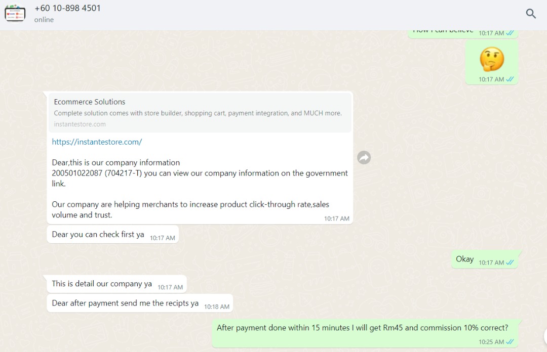 SCAM ALERT Fake Company Asking People To Send Them Money For Tasks