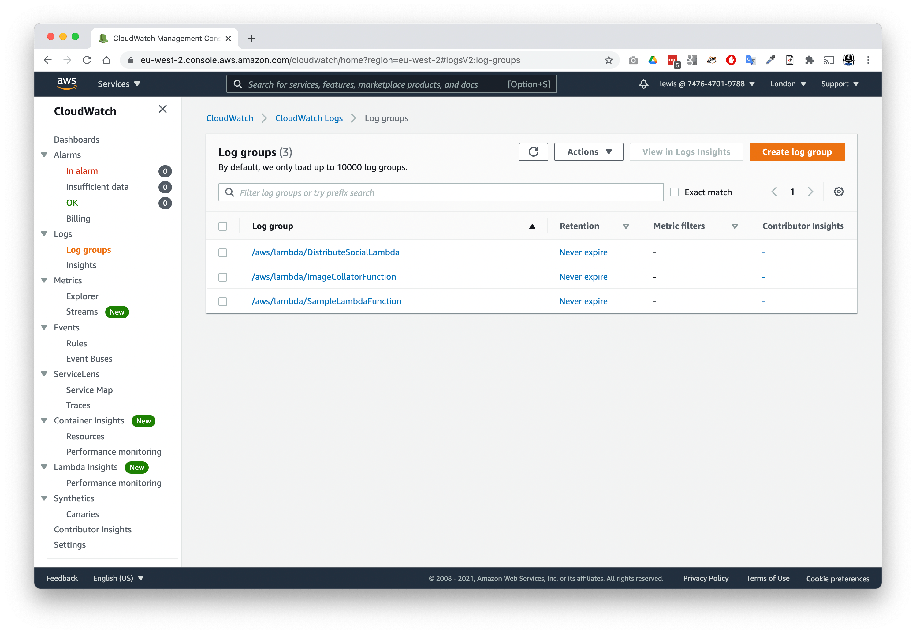 instantiator.dev Building an AWS Lambda in C, part 4 Logs