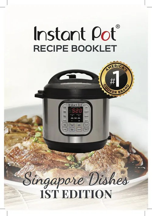 Free Recipe Booklets Instant Pot Singapore