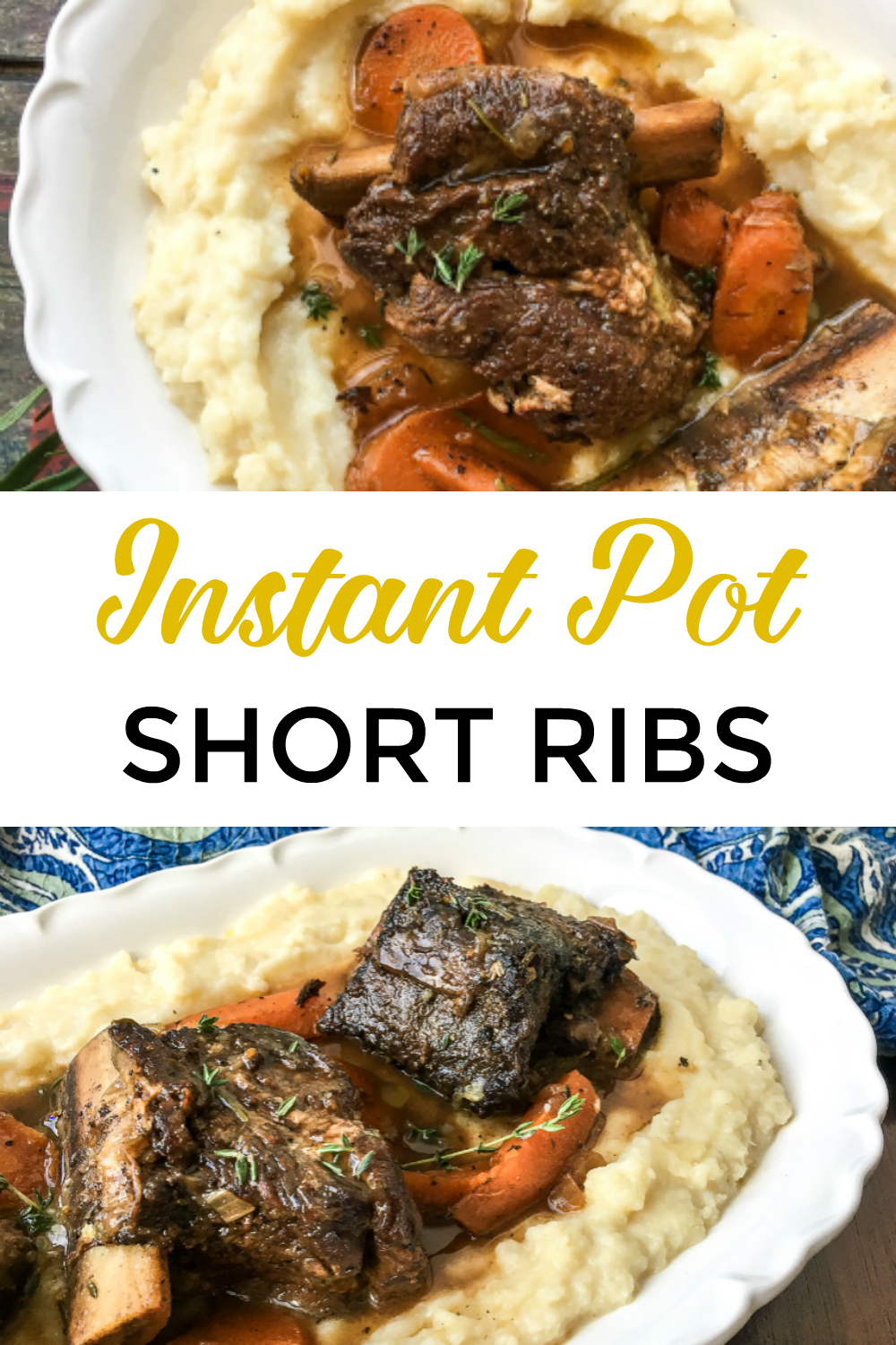 Instant Pot Short Ribs Instant Pot Cooking