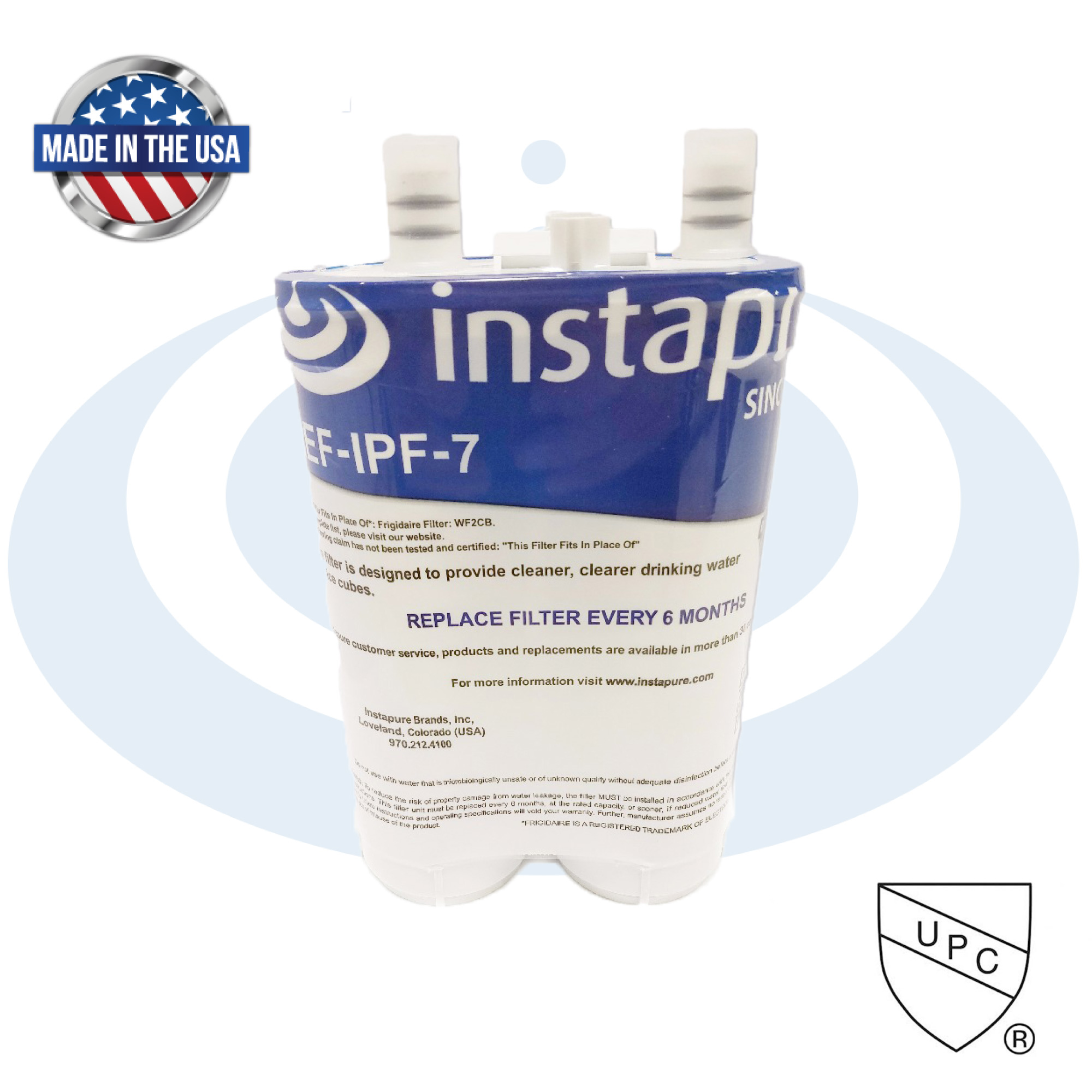 Made in USA 469911 Compatible Refrigerator Filter by Instapure, NSF/ANSI P473, 401, 372, 53 & 42