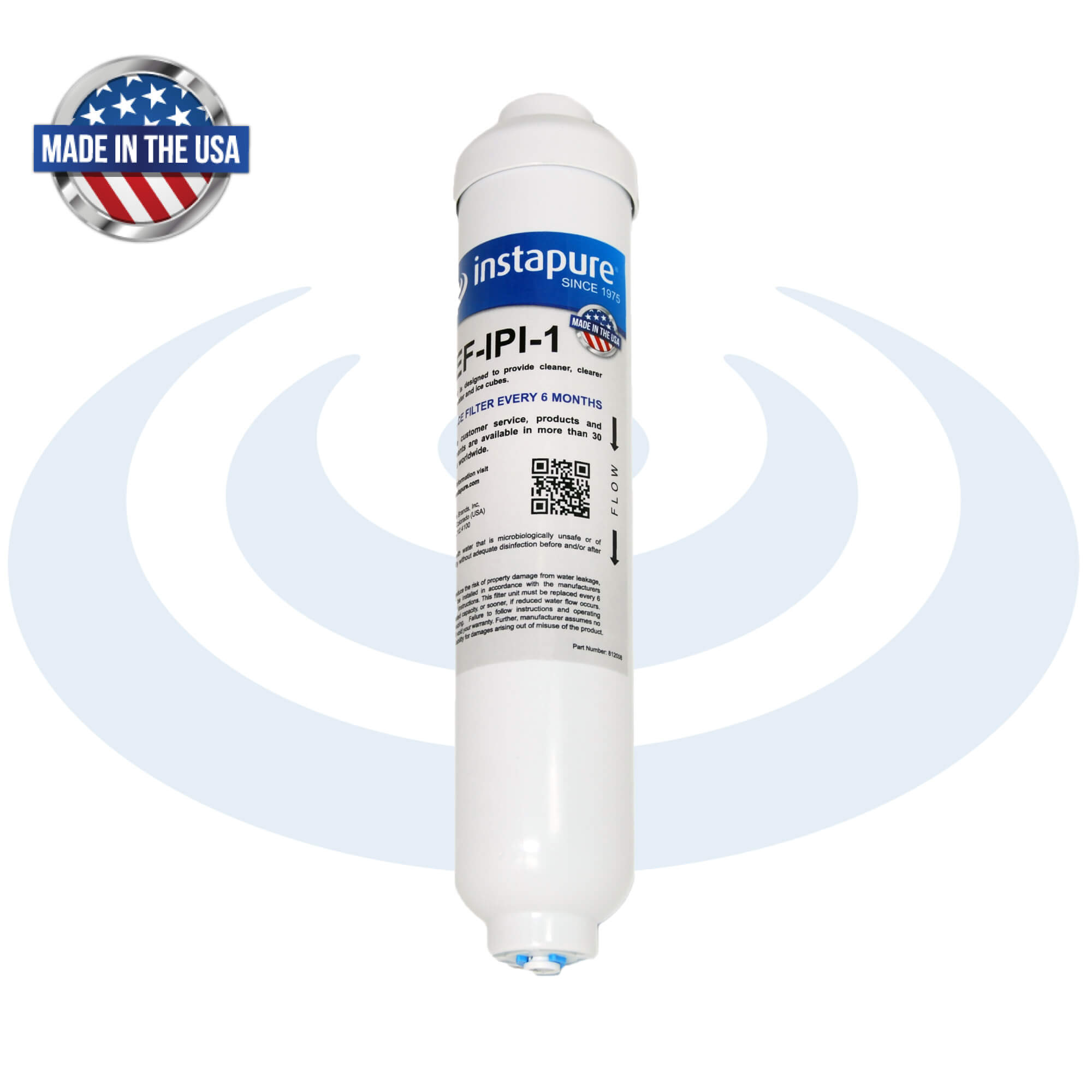 Instapure IF30 Compatible Made in USA Refrigerator Filter. Instapure REFIPI1 ULTRA filter fits