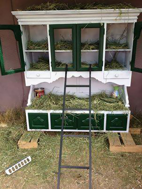 DIY Tip Turn an Old China into a Fresh Egg Apartment