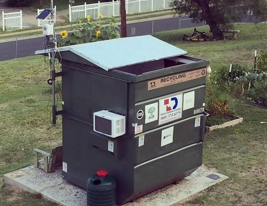 Professor Plans to Live in a 6x6 Dumpster for a Year