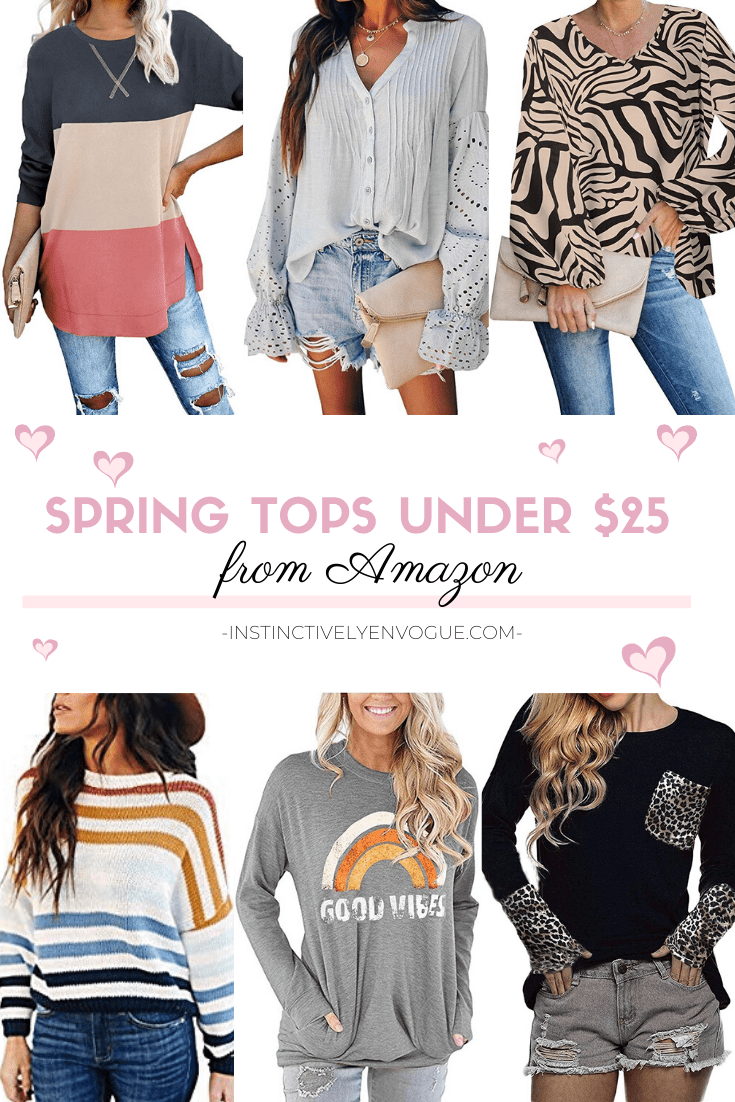 Cute Spring Tops from Amazon All Under 25!
